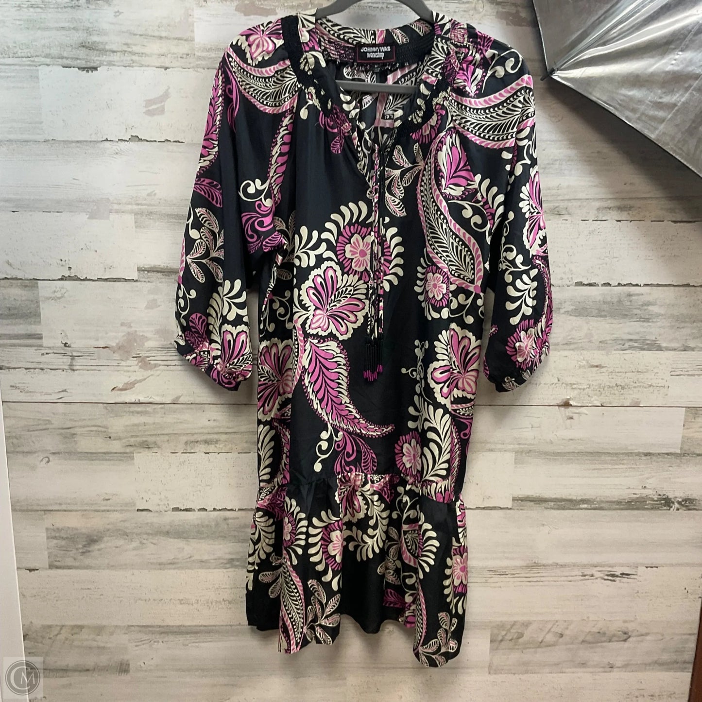 Dress Casual Maxi By Johnny Was In Black, Size: M