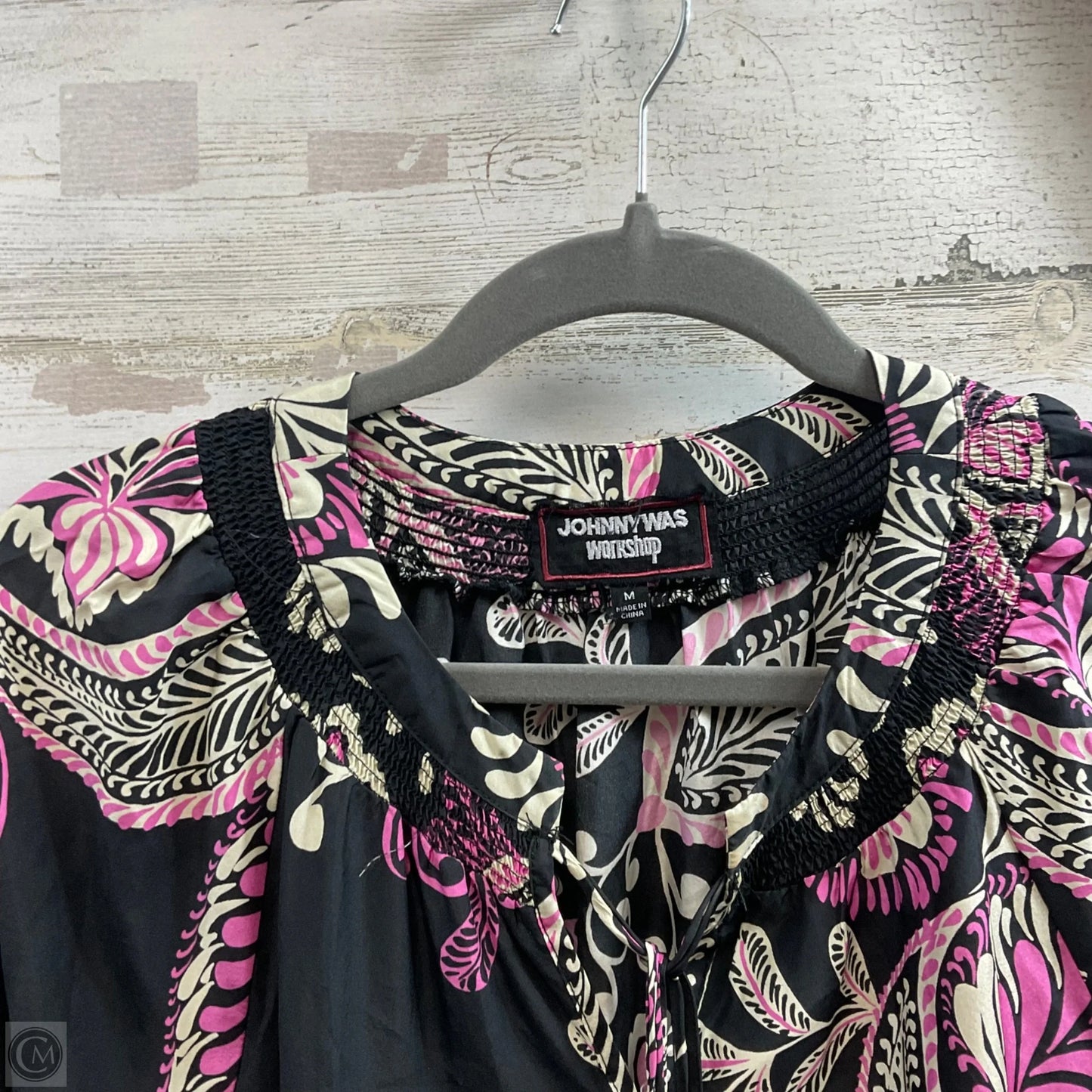 Dress Casual Maxi By Johnny Was In Black, Size: M