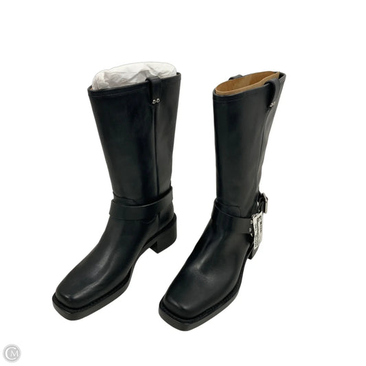 Boots Mid-calf Heels By Reformation In Black, Size: 8.5