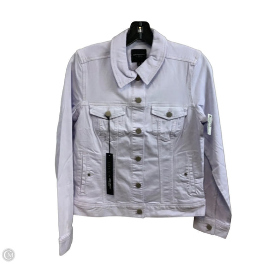 Jacket Denim By Liverpool In Purple, Size: S