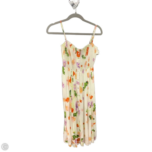 Dress Casual Midi By VERANDAH In White, Size: Xs