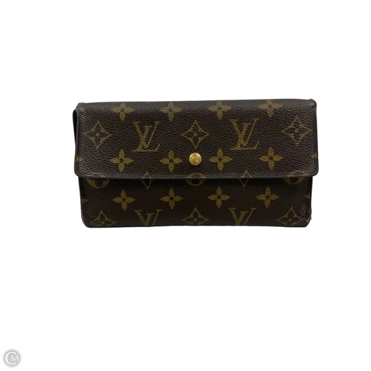 Wallet Luxury Designer By Louis Vuitton, Size: Large