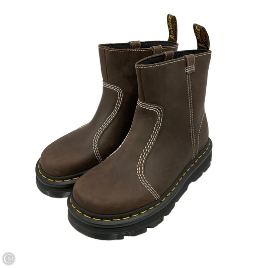 Boots Ankle Flats By Dr Martens In Brown, Size: 7