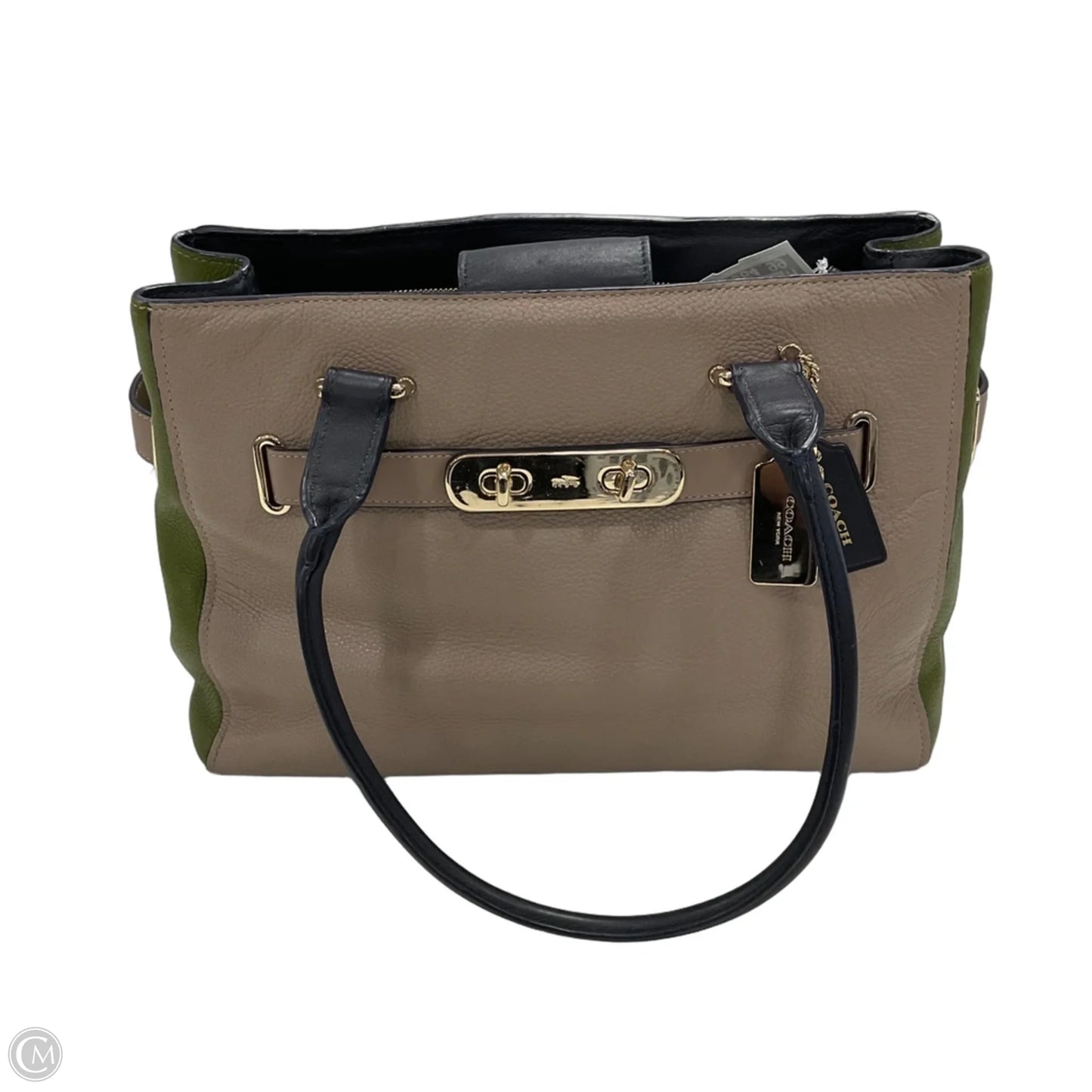 Handbag Designer By Coach, Size: Medium