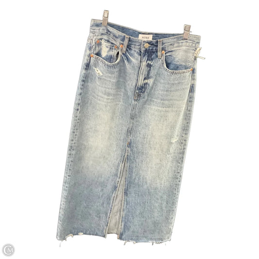 Skirt Maxi By Pistola In Blue Denim, Size: 6