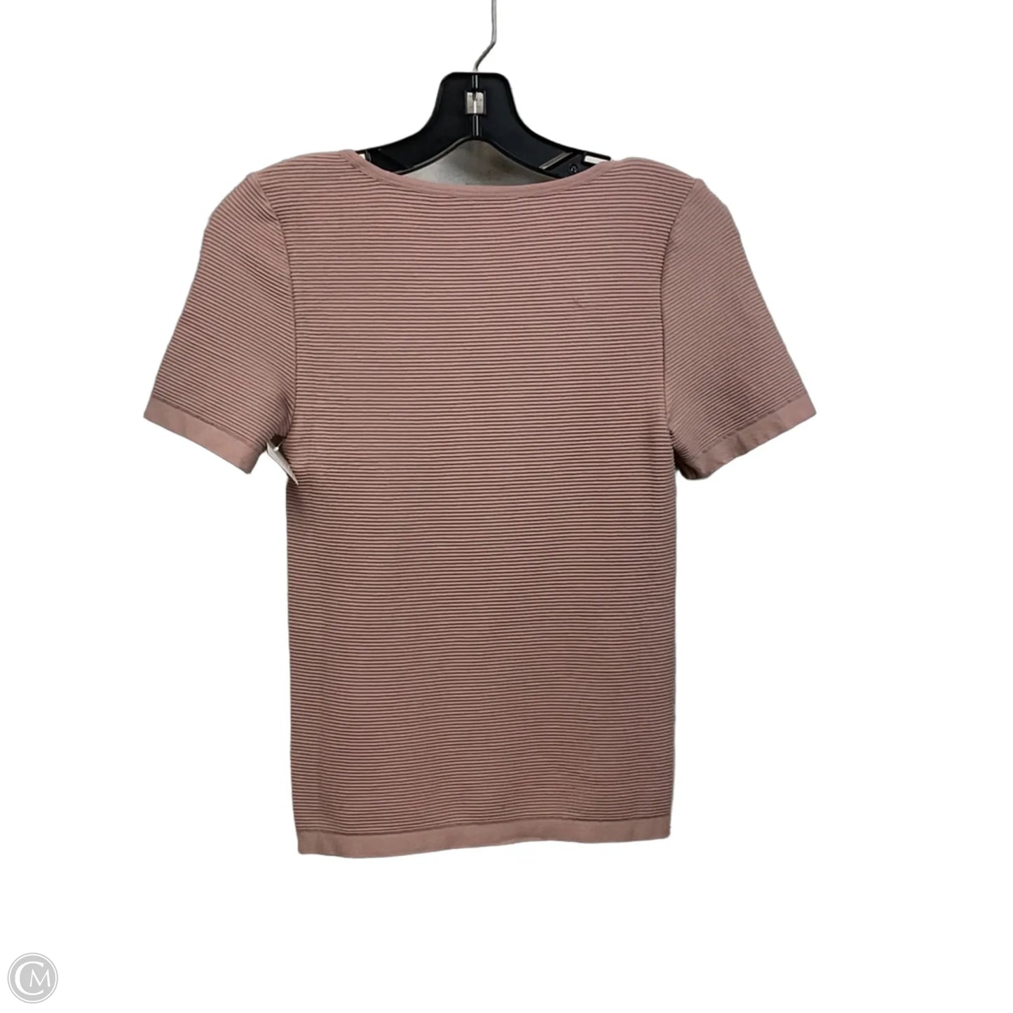 Top Short Sleeve Basic By White House Black Market In Pink, Size: S