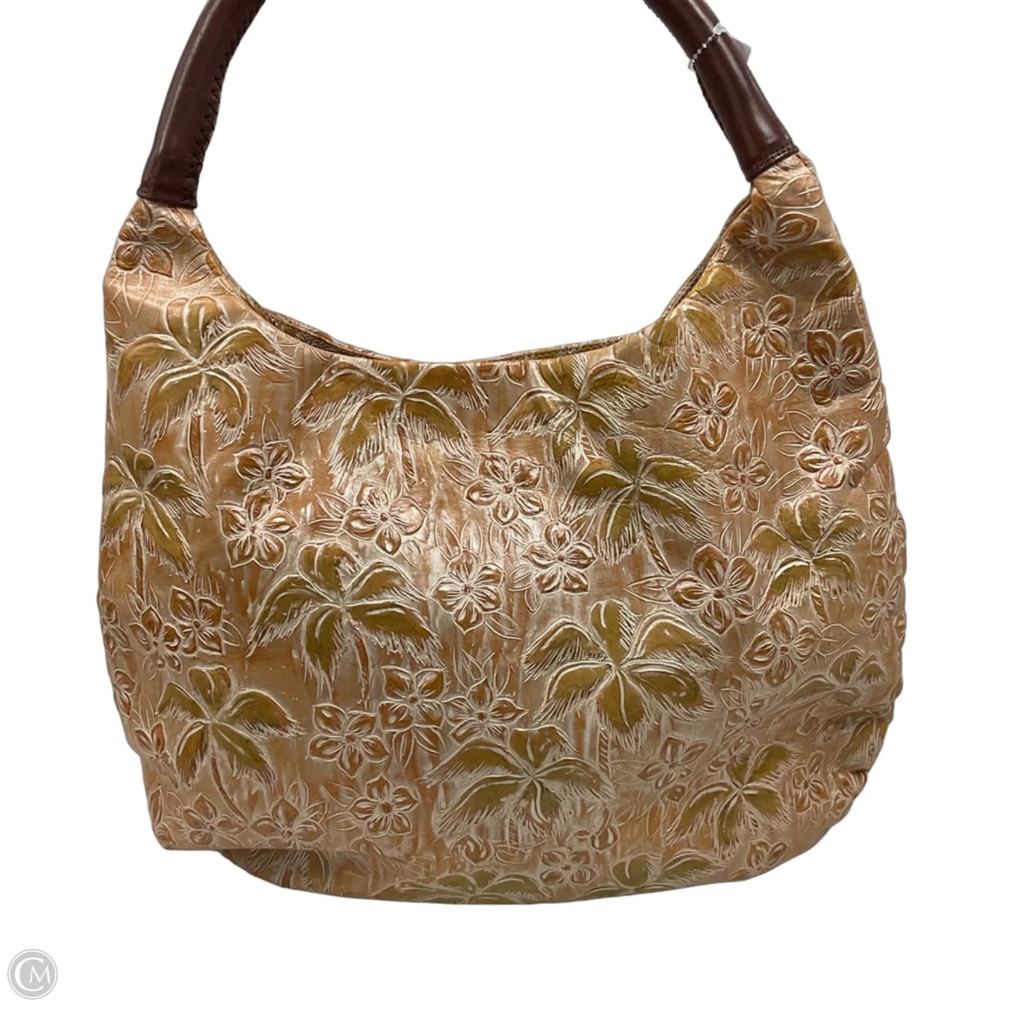 Handbag Leather By Kippys, Size: Large