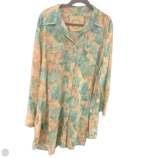 Dress Casual Midi By A Rare Bird In Yellow, Size: Xxl