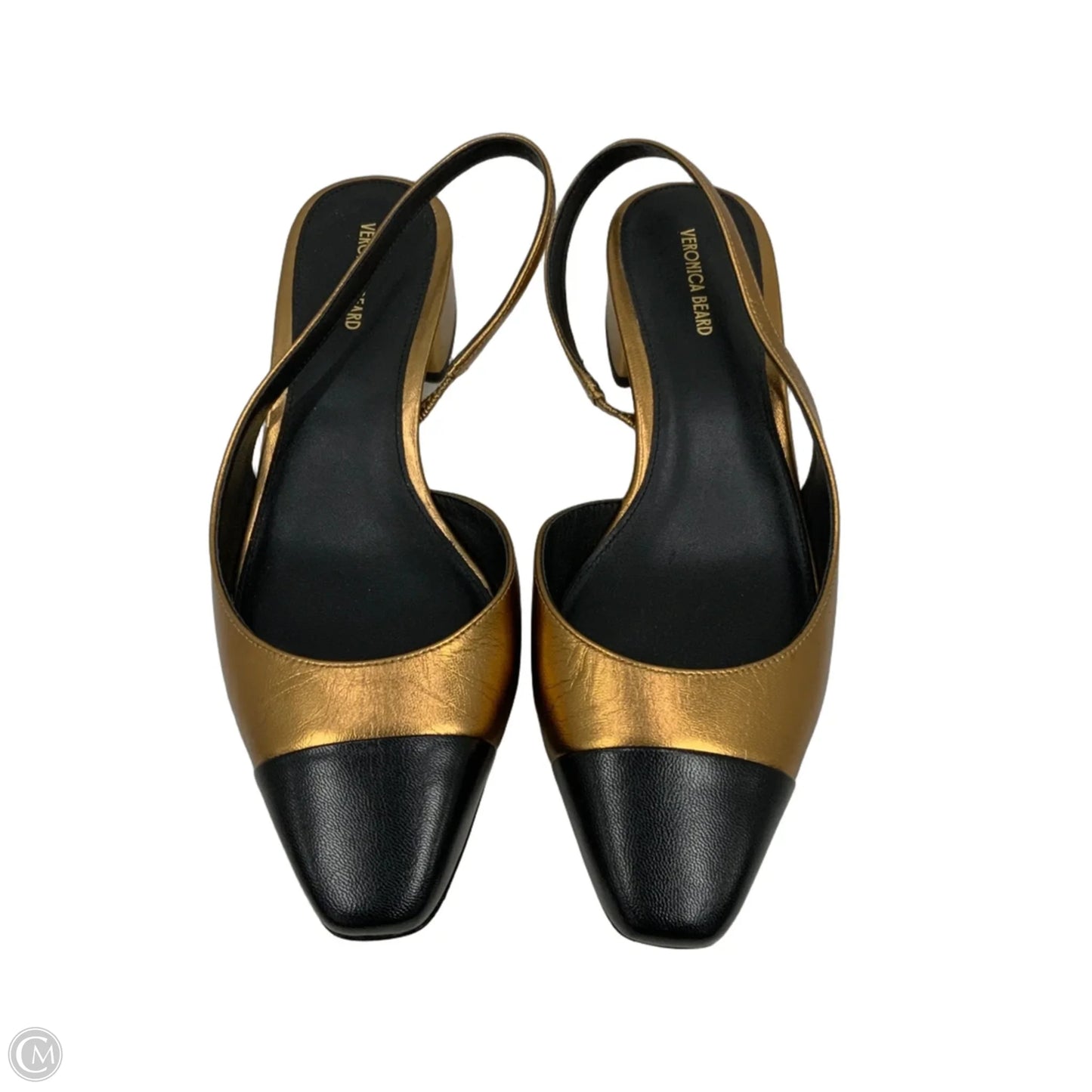 Shoes Heels Kitten By Veronica Beard In Bronze, Size: 9
