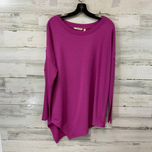 Top Long Sleeve By Soft Surroundings In Pink, Size: M