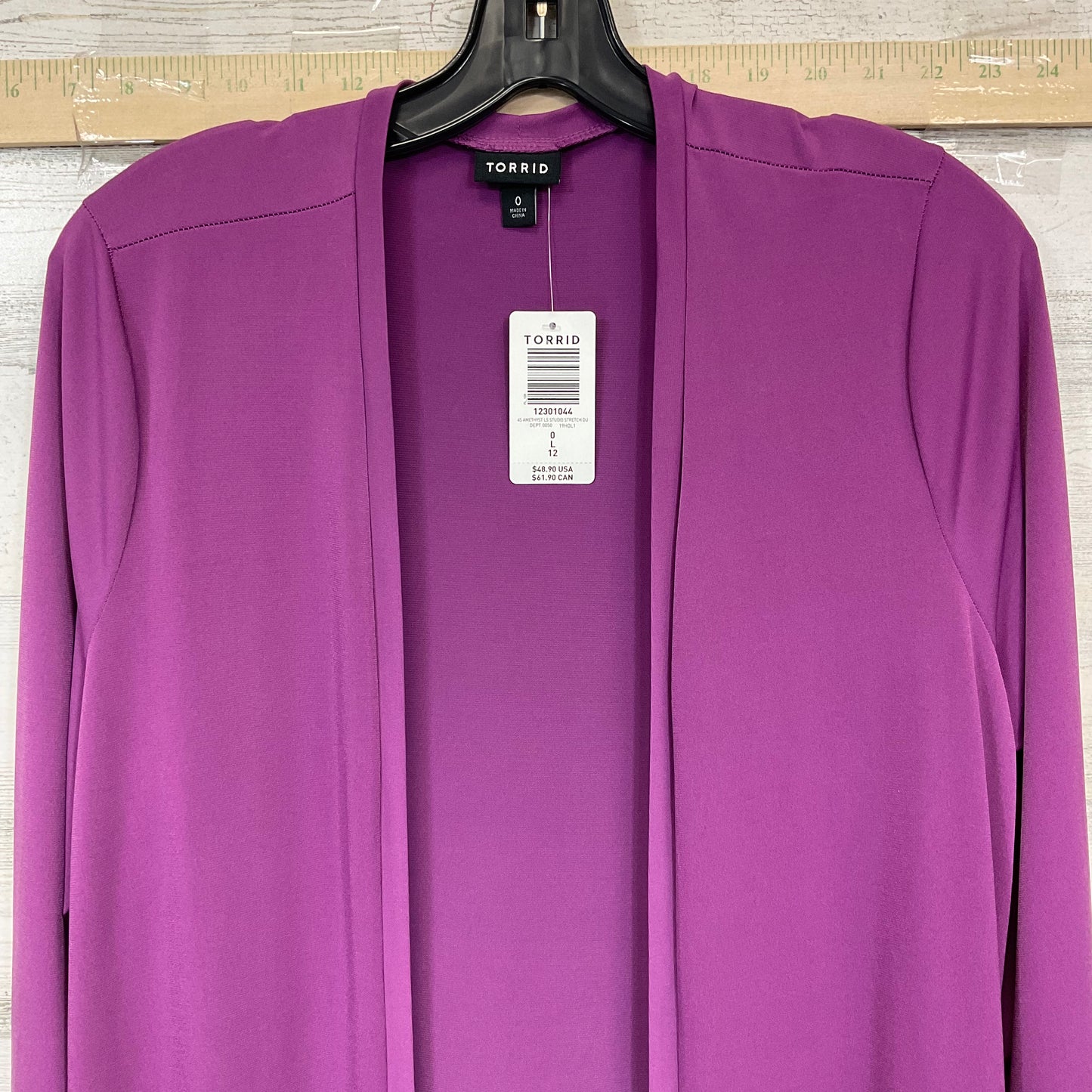 Cardigan By Torrid In Purple, Size: 8