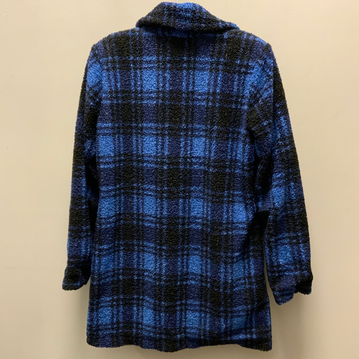 Jacket Fleece By Joan Rivers In Blue, Size: S