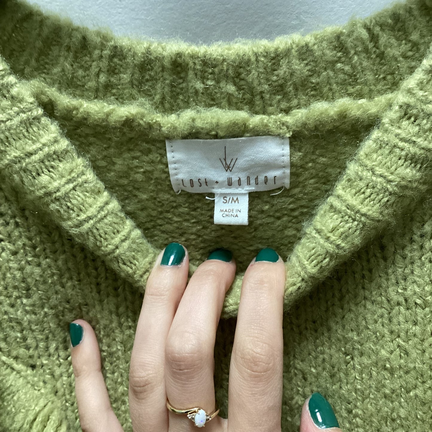 Sweater By LOST + WANDER In Green, Size: S