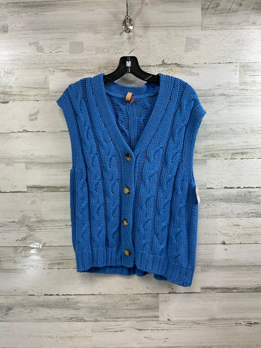 Vest Sweater By Pilcro In Blue, Size: S