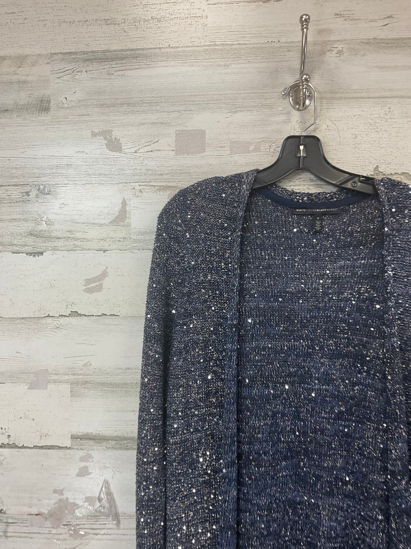 Sweater Cardigan By White House Black Market In Blue, Size: S