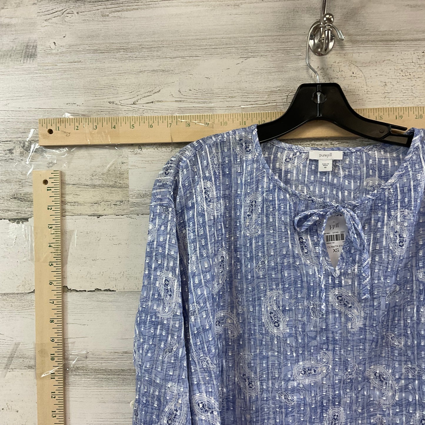 Blue Top Long Sleeve J. Jill, Size Xs