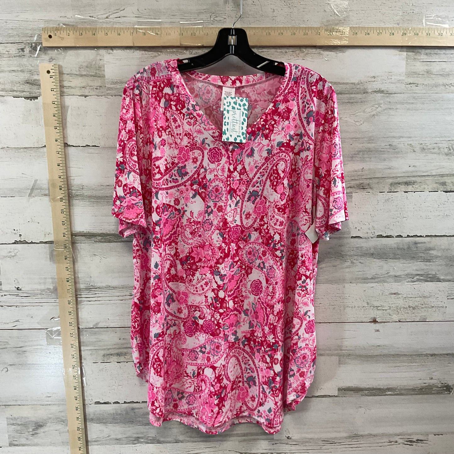 Top Short Sleeve By Paisley Grace  Size: 3x