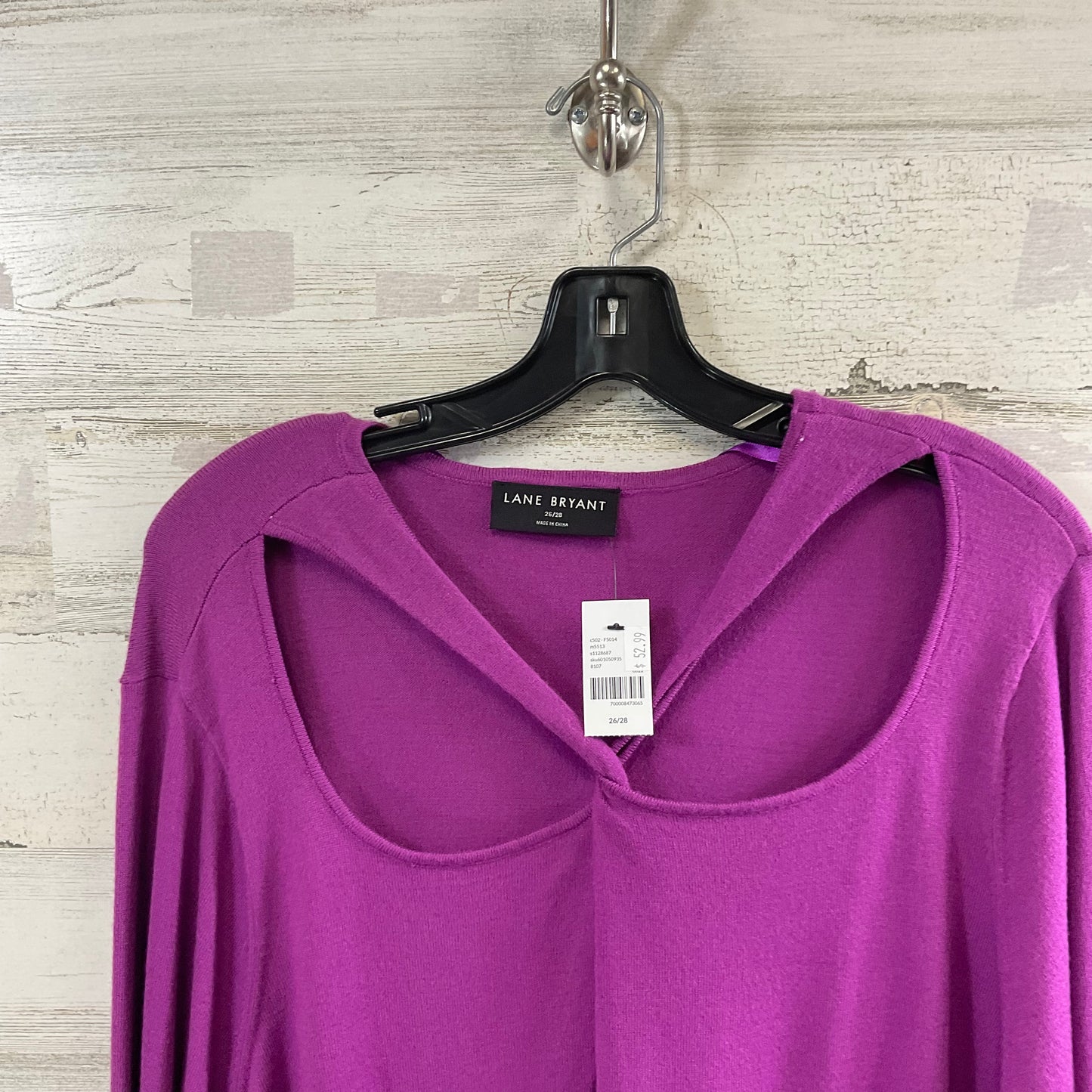 Sweater By Lane Bryant In Purple, Size: 4x