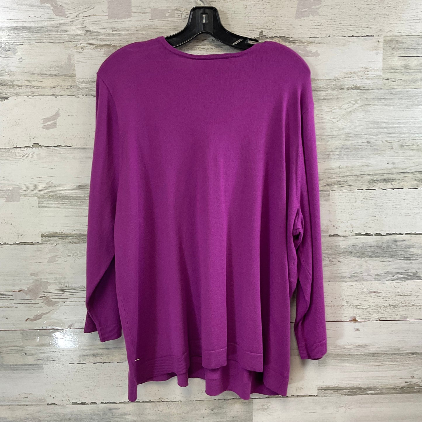 Sweater By Lane Bryant In Purple, Size: 4x