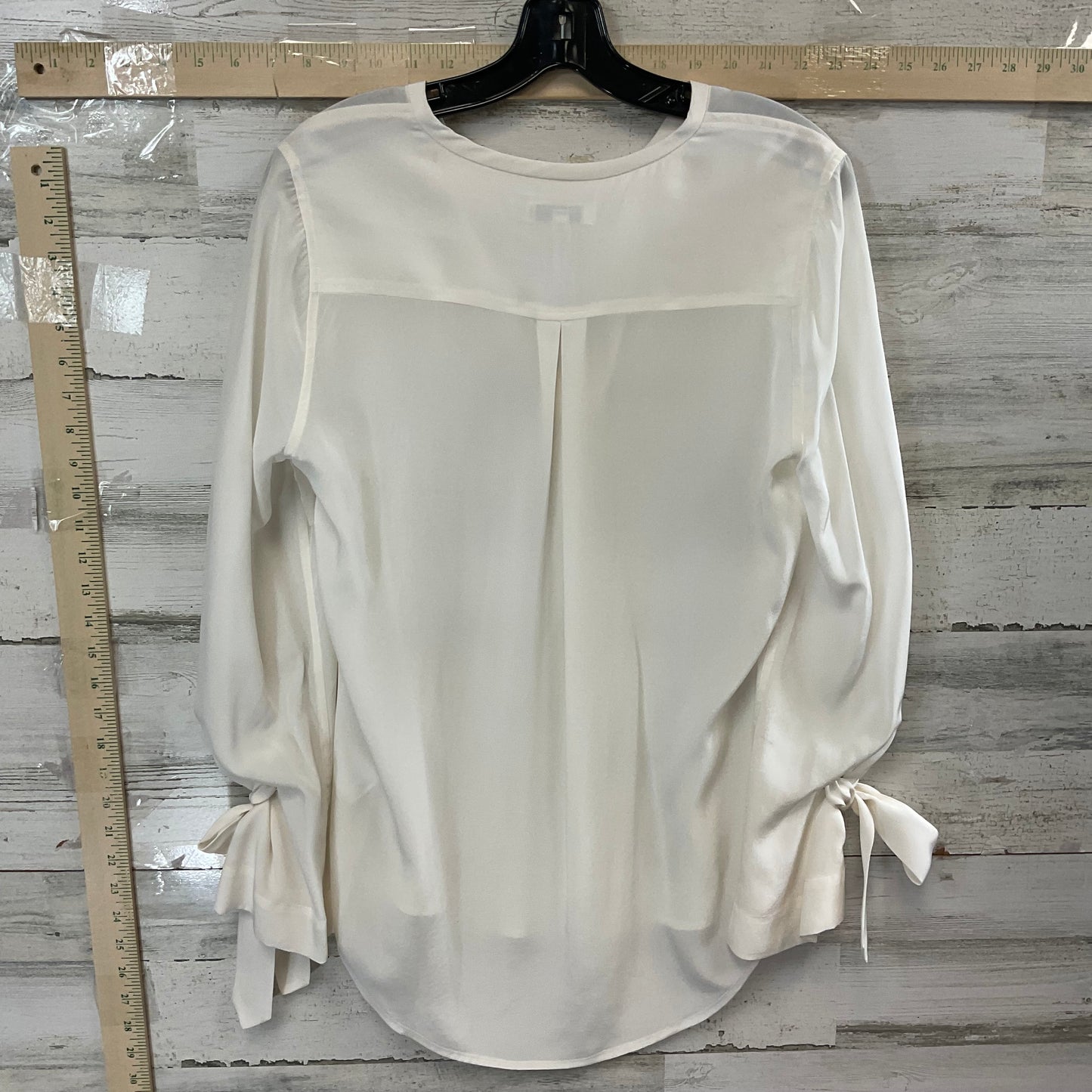 Cream Blouse Long Sleeve Equipment, Size S