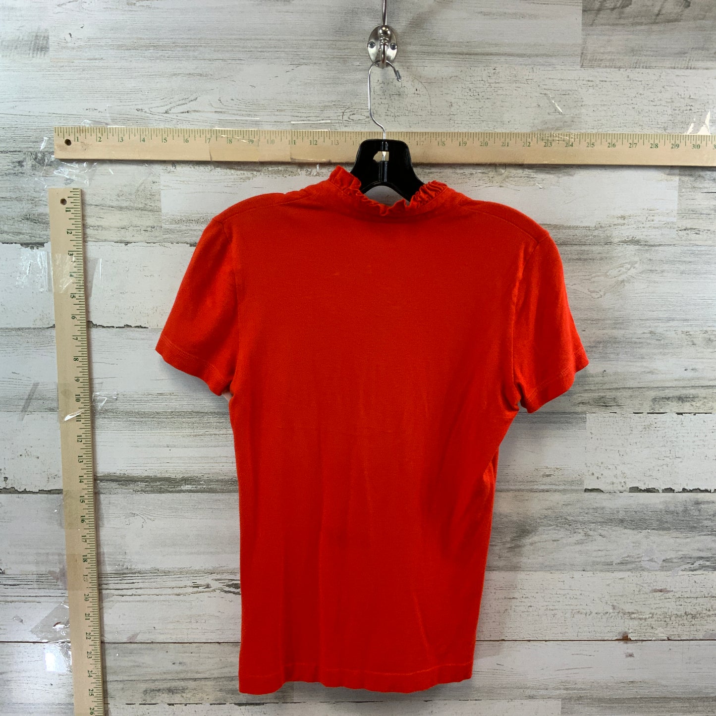 Orange Top Short Sleeve Tory Burch, Size Xs