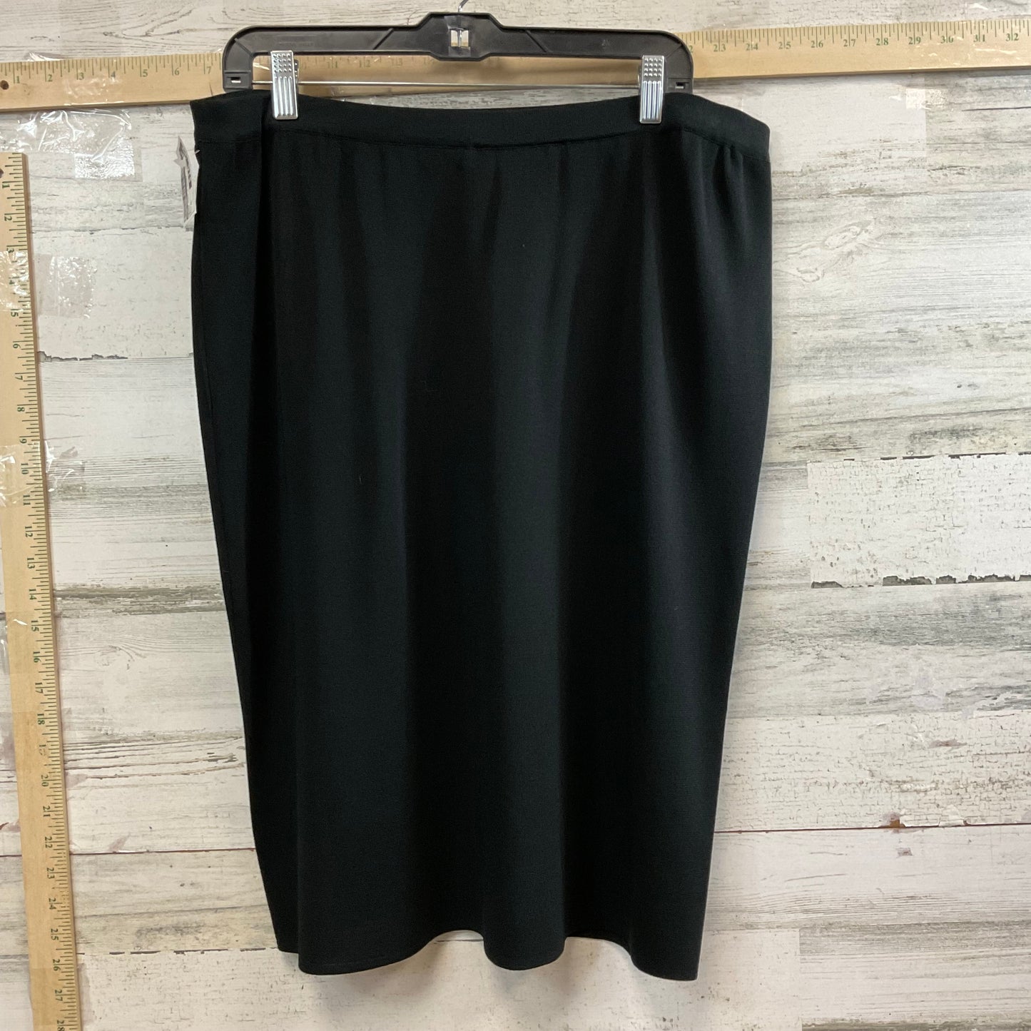 Black Skirt Mini & Short Ming Wang, Size Xl