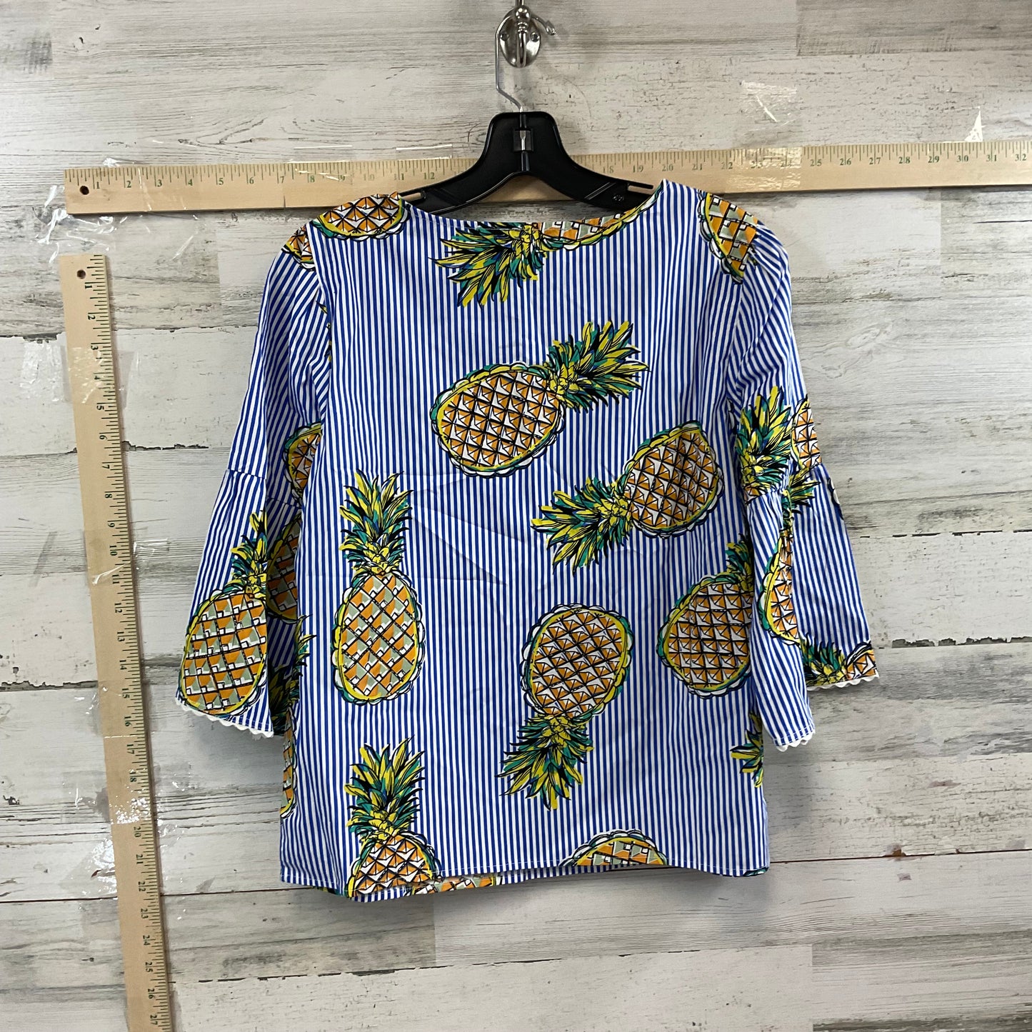 Blue Top Short Sleeve Charlie B, Size S