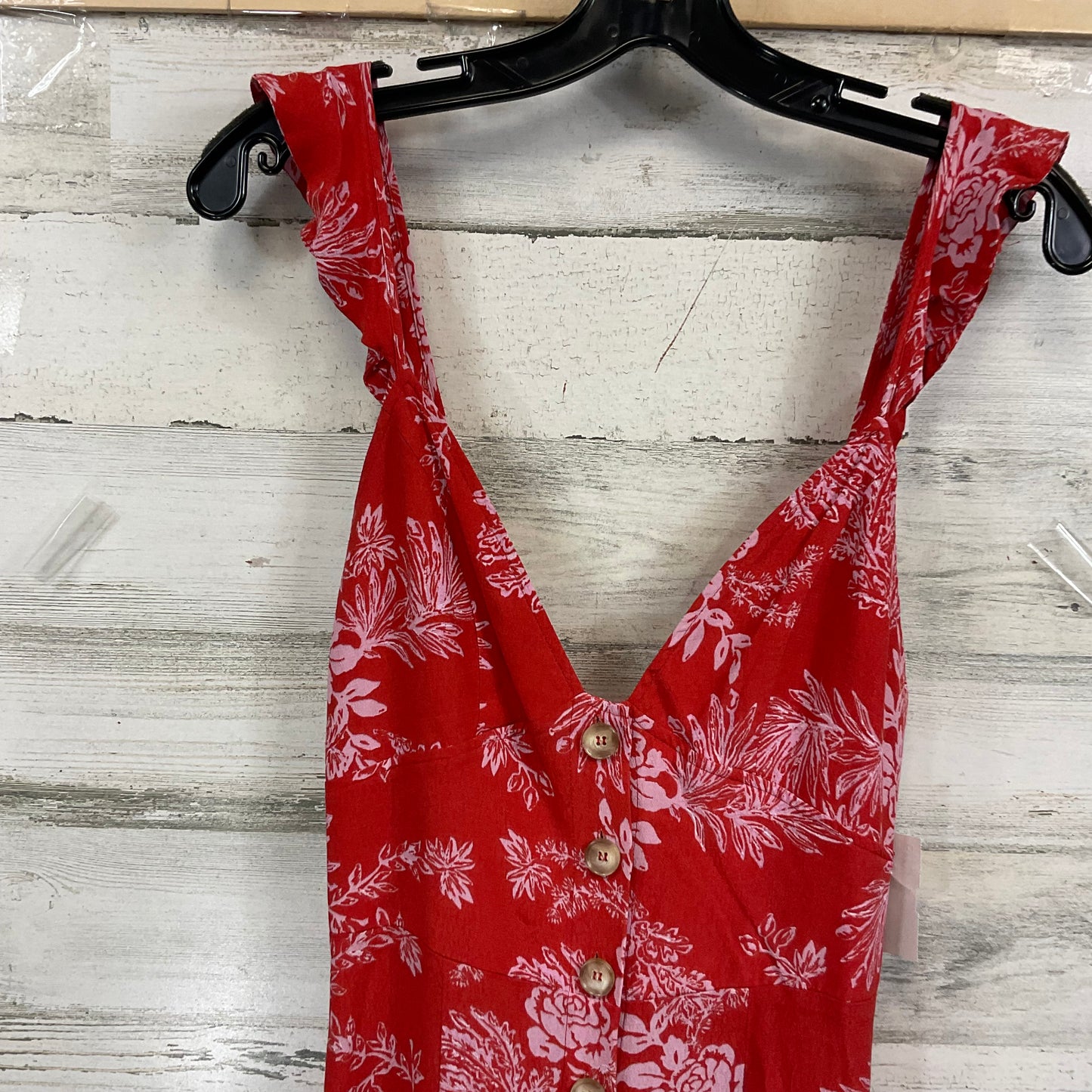 Red Jumpsuit Free People, Size Xs