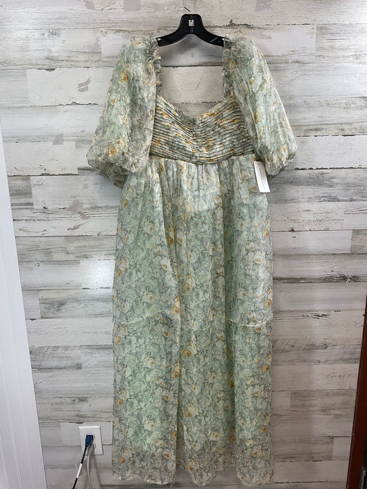 Dress Casual Midi By Worth Ny In Green, Size: 1x