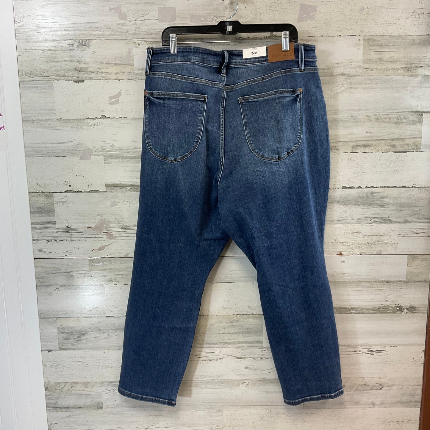 Jeans Straight By Judy Blue In Blue Denim, Size: 22w