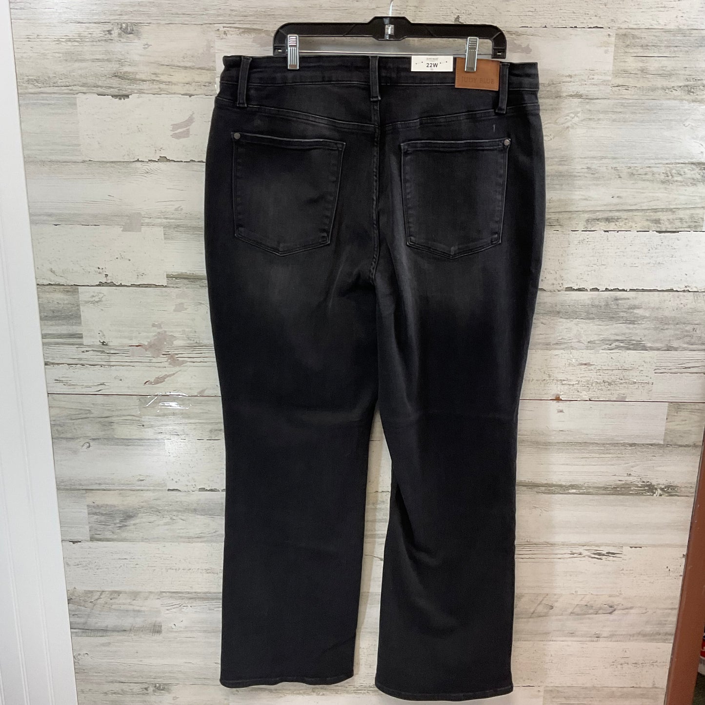 Jeans Straight By Judy Blue In Black Denim, Size: 22w