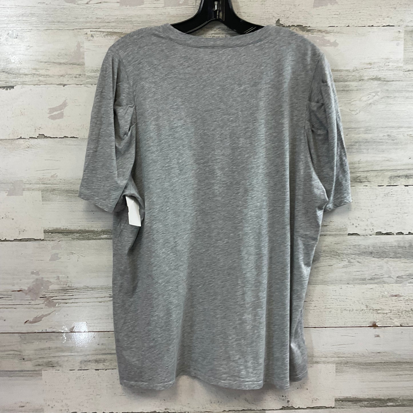 Top Short Sleeve By Matilda Jane In Grey, Size: Xxl