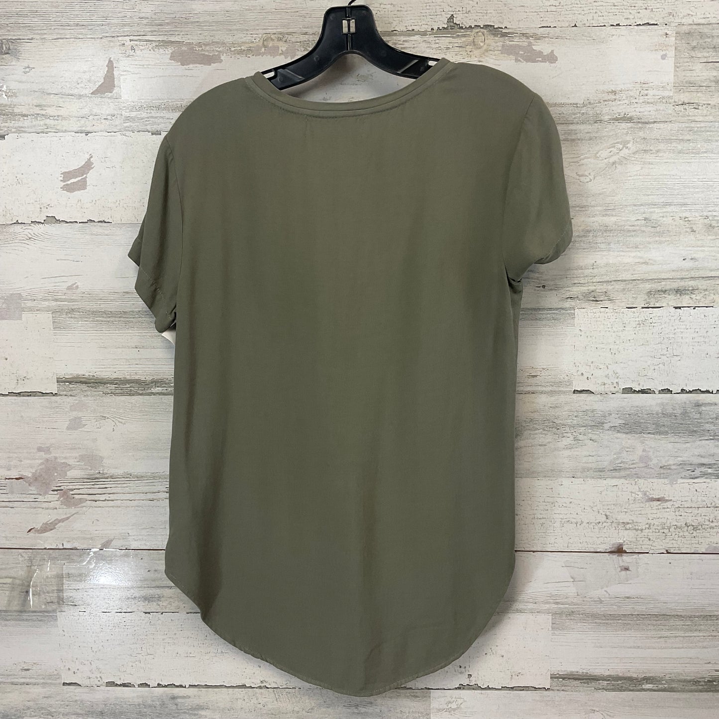 Blouse Short Sleeve By Cloth & Stone In Green, Size: Xs