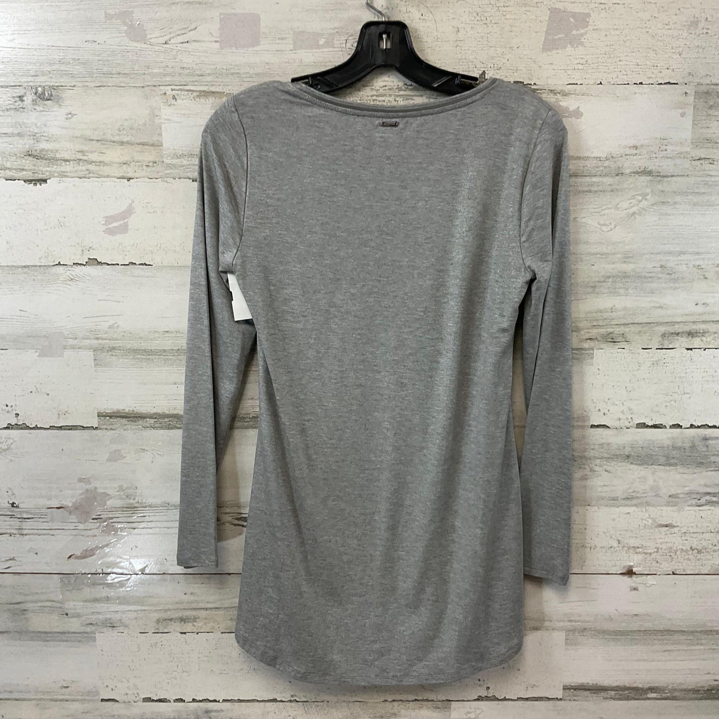 Top Long Sleeve By White House Black Market In Grey, Size: Xs