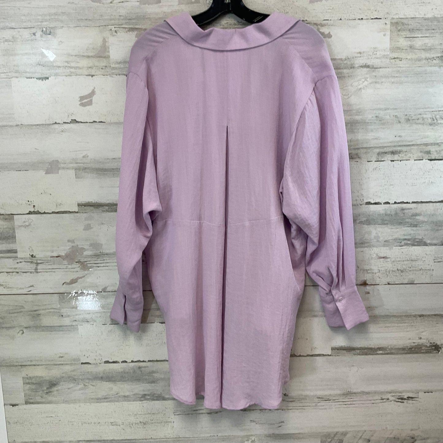 Blouse Long Sleeve By WILLOW In Purple, Size: Xs