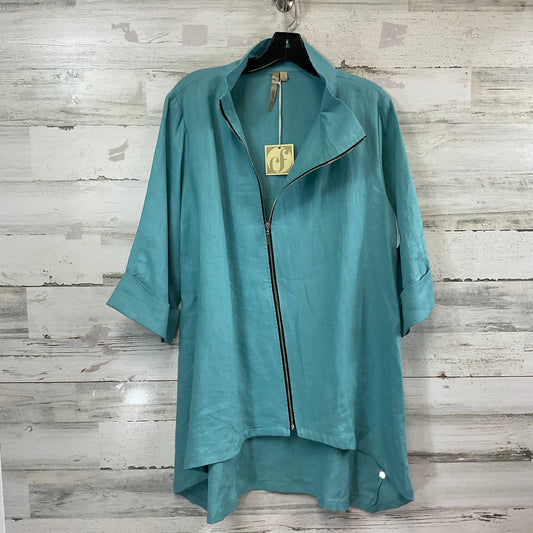 Top Short Sleeve By Comfy In Blue, Size: S