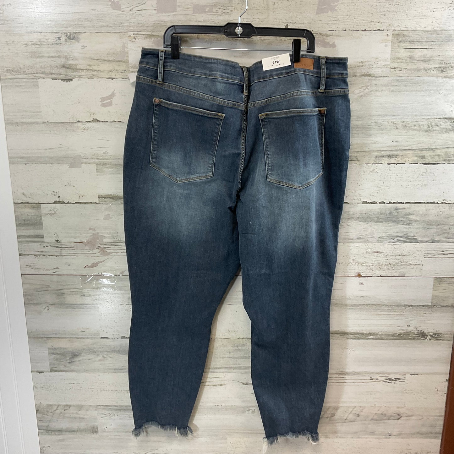 Jeans Skinny By Judy Blue In Blue Denim, Size: 24w