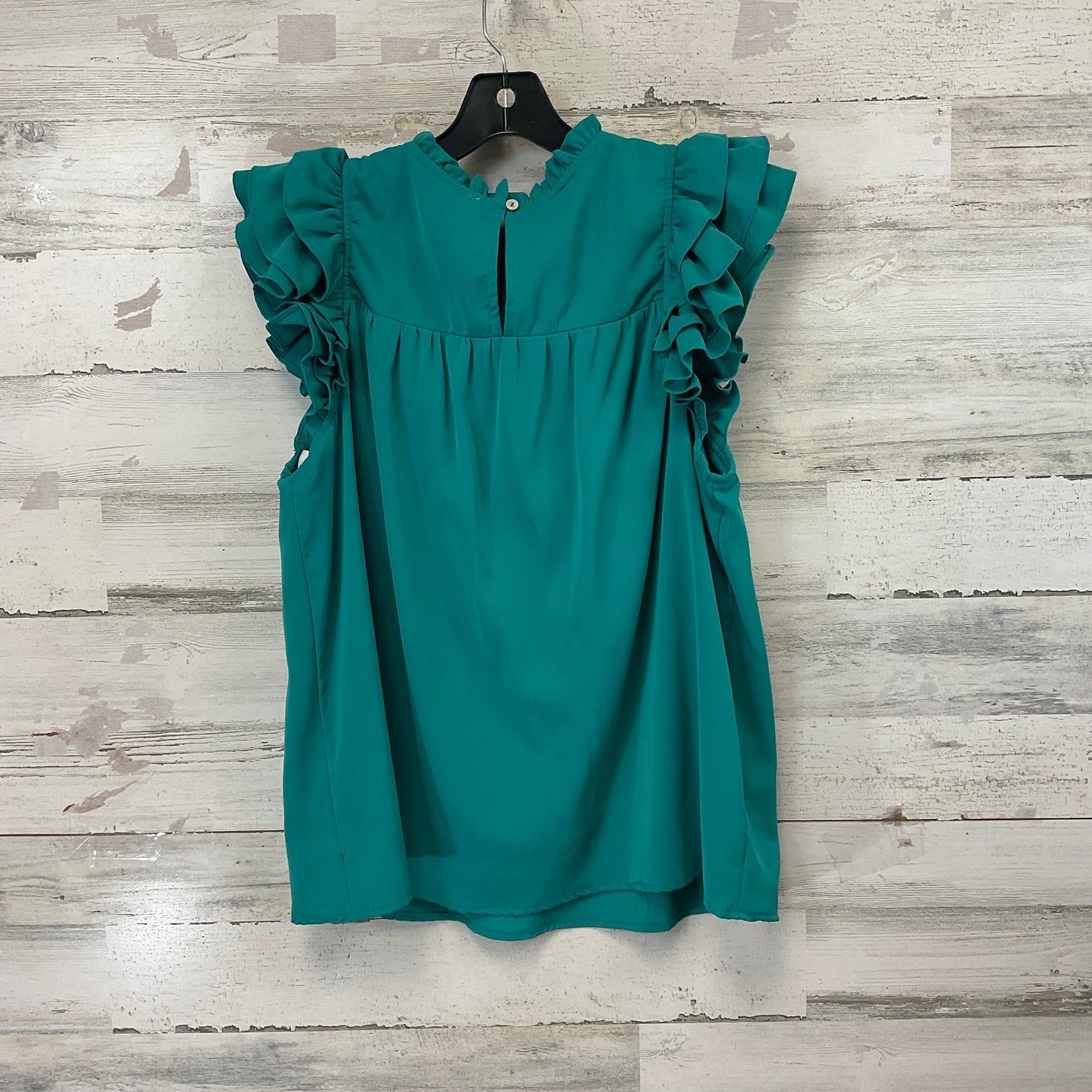 Top Short Sleeve By Entro In Green, Size: S