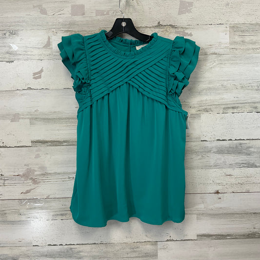 Top Short Sleeve By Entro In Green, Size: S