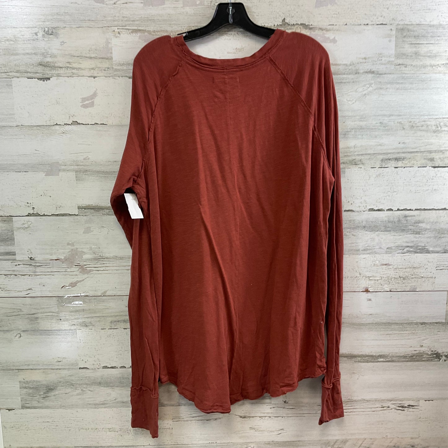 Top Long Sleeve By We The Free In Brown, Size: M