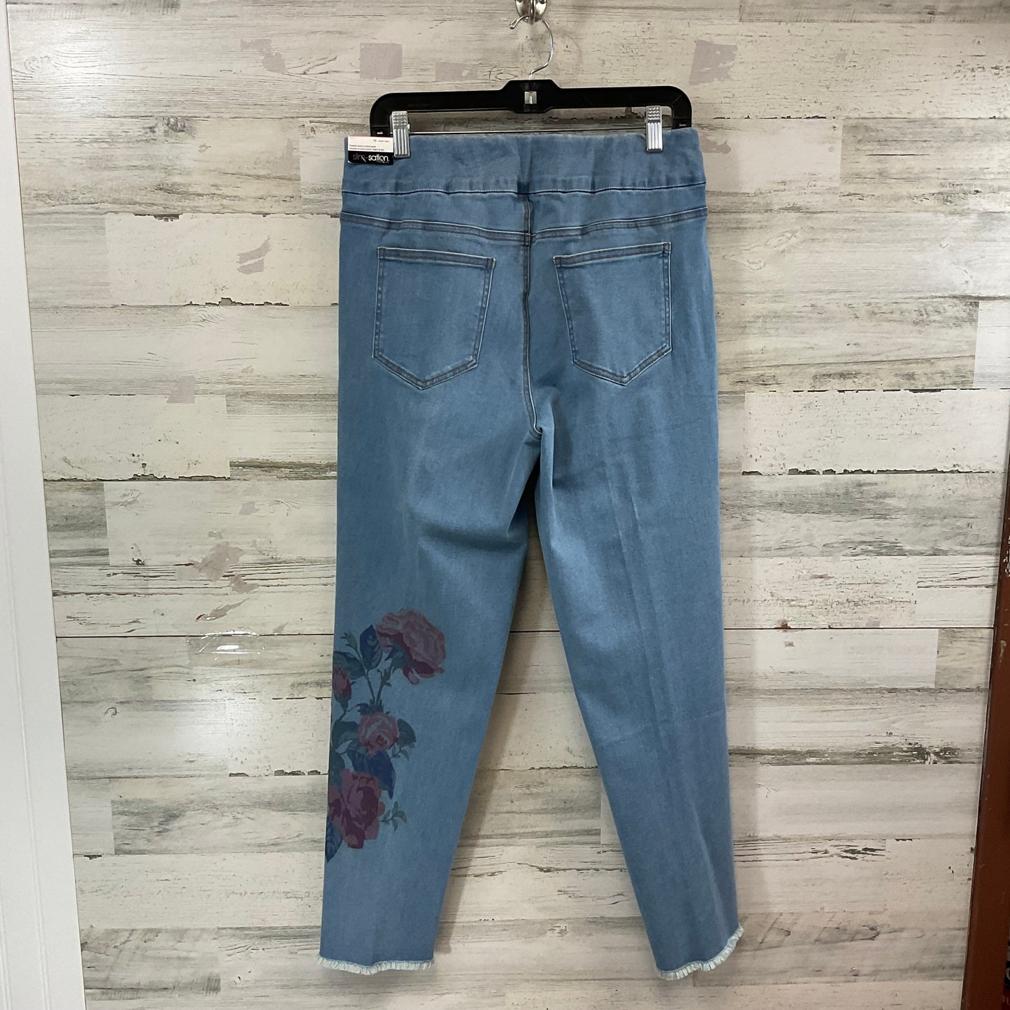 Jeans Straight By Multiples In Blue Denim, Size: 10