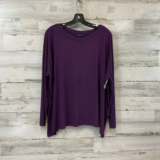 Top Long Sleeve By J. Jill In Purple, Size: M