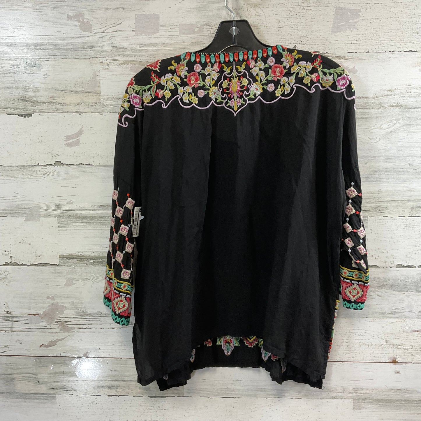 Top Long Sleeve By Johnny Was In Black, Size: S