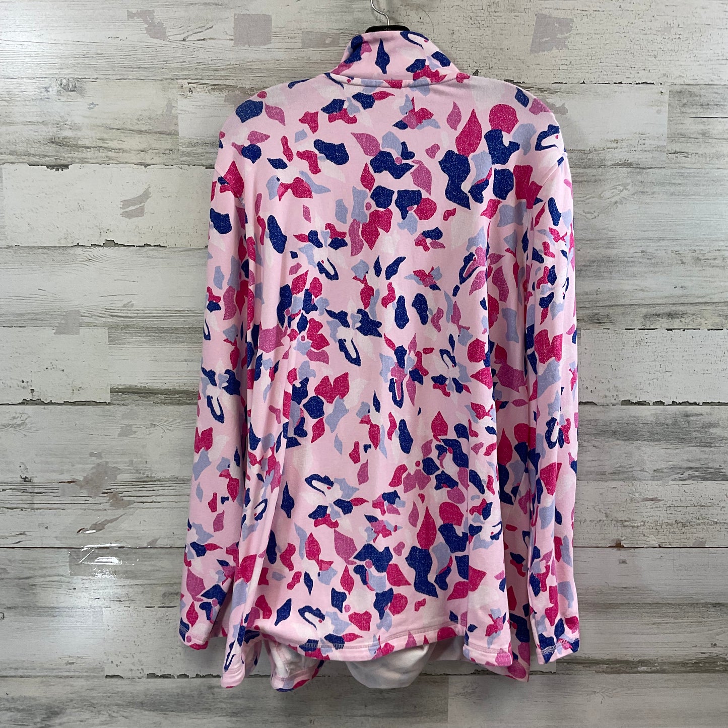 Top Long Sleeve By Talbots In Pink, Size: 2x