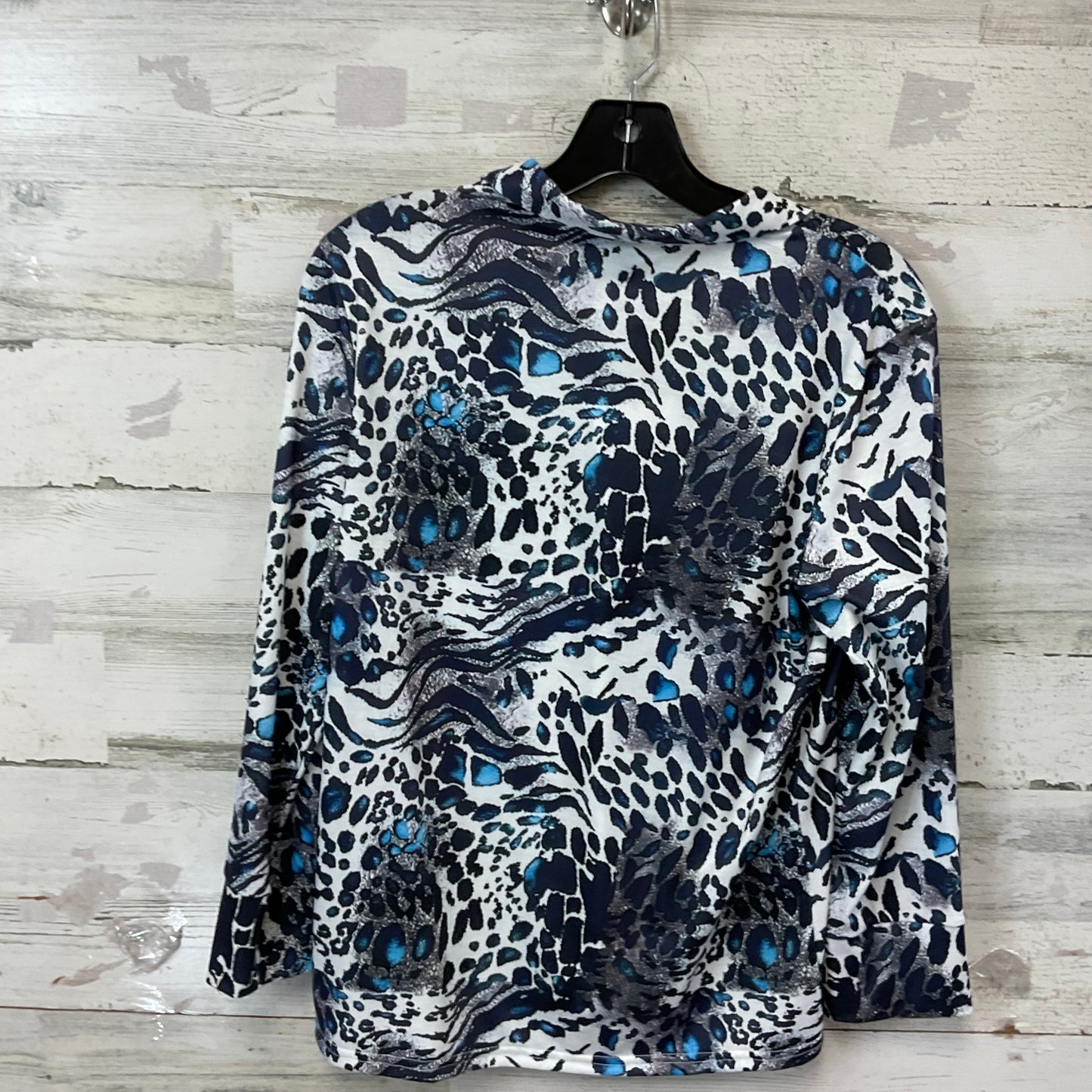 Top Long Sleeve By Ethyl In Animal Print, Size: M