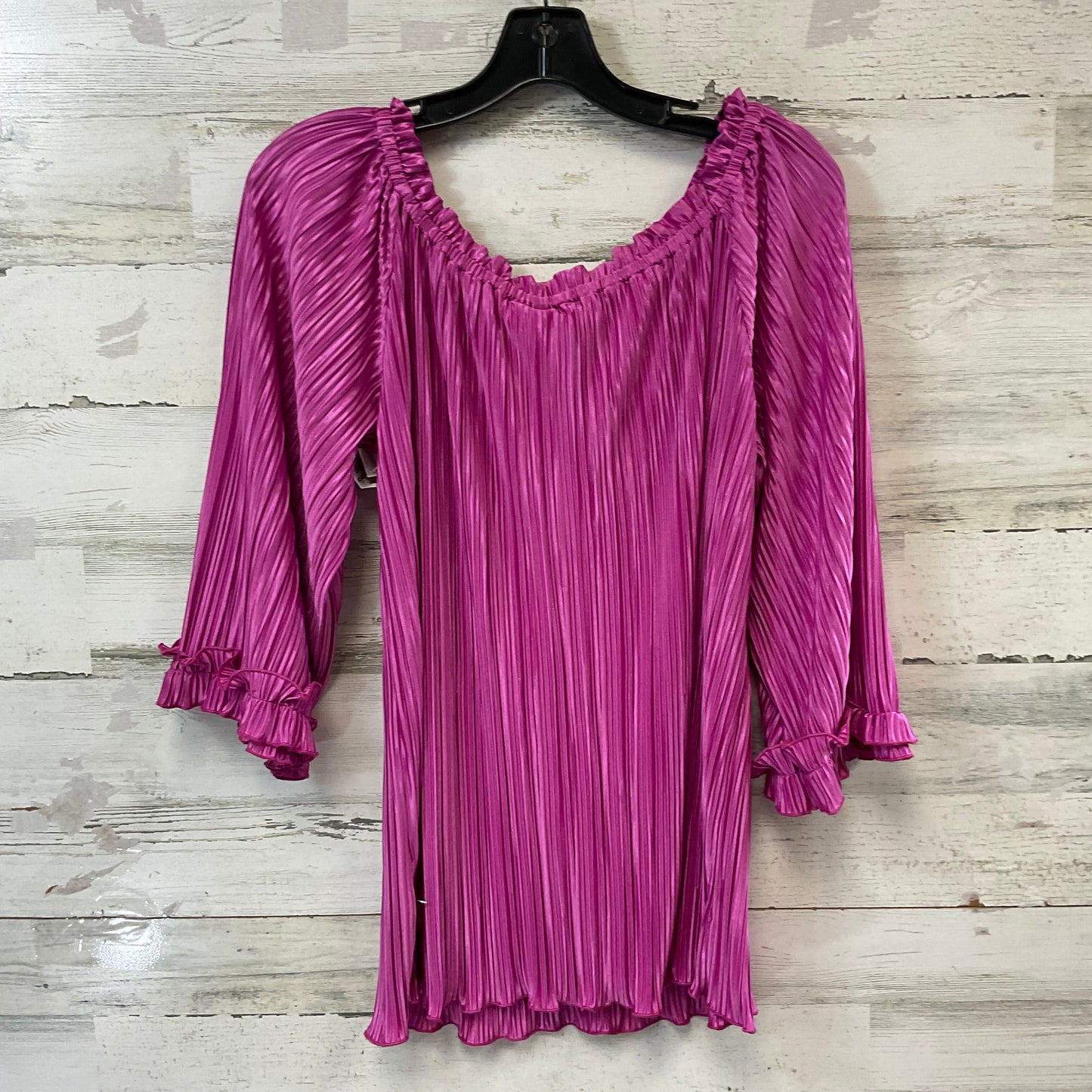 Top 3/4 Sleeve By Ethyl In Pink, Size: M