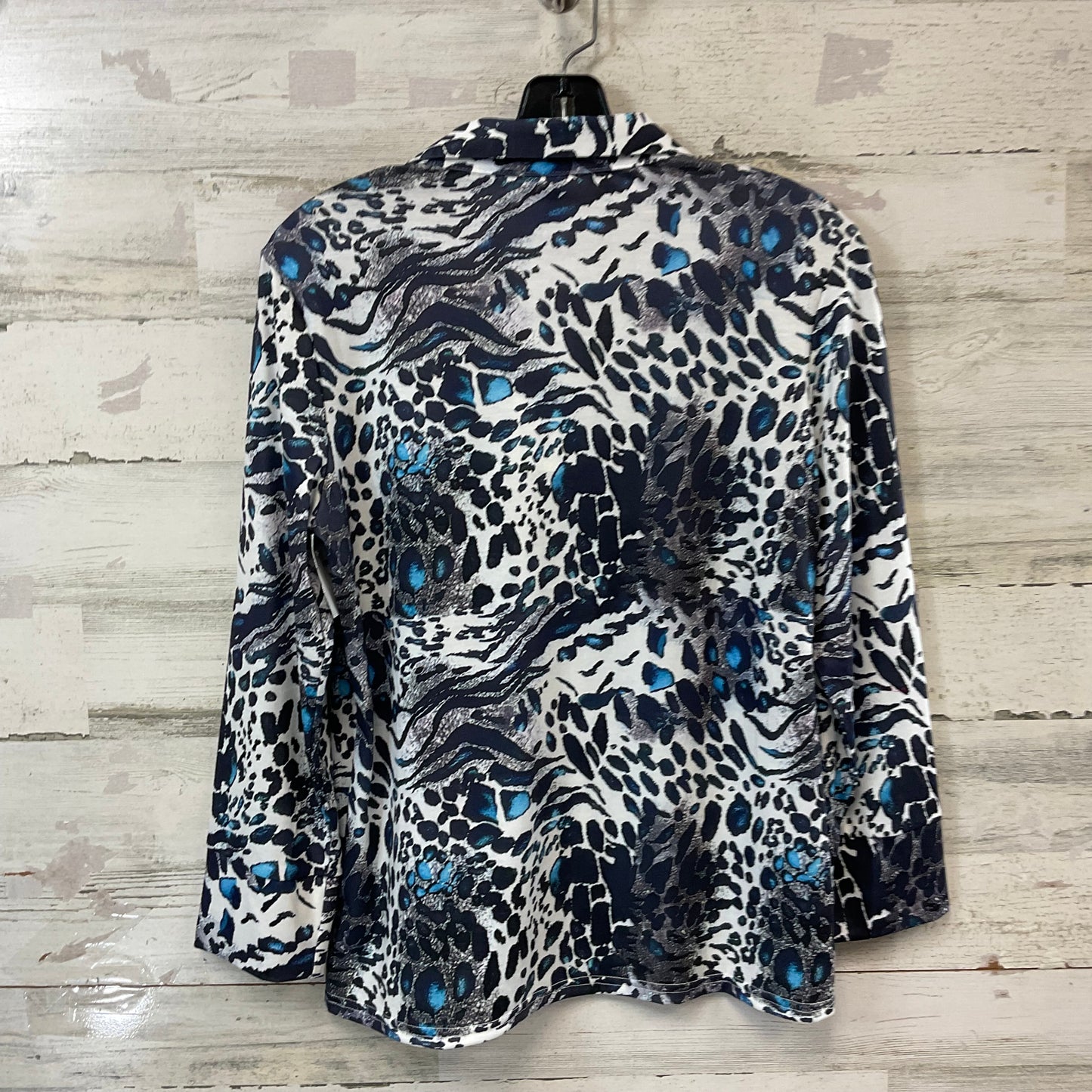 Top Long Sleeve By Ethyl In Animal Print, Size: M