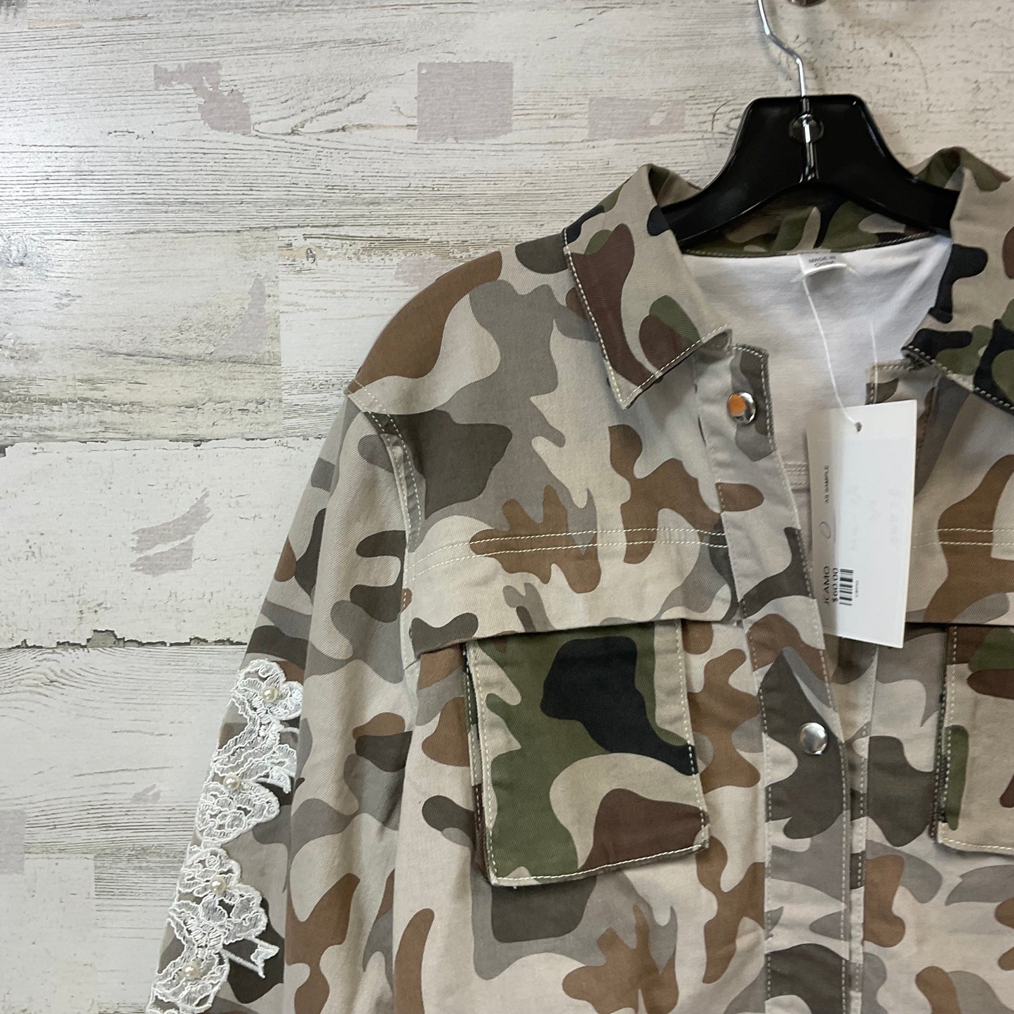 Jacket Other By Ethyl In Camouflage Print, Size: M