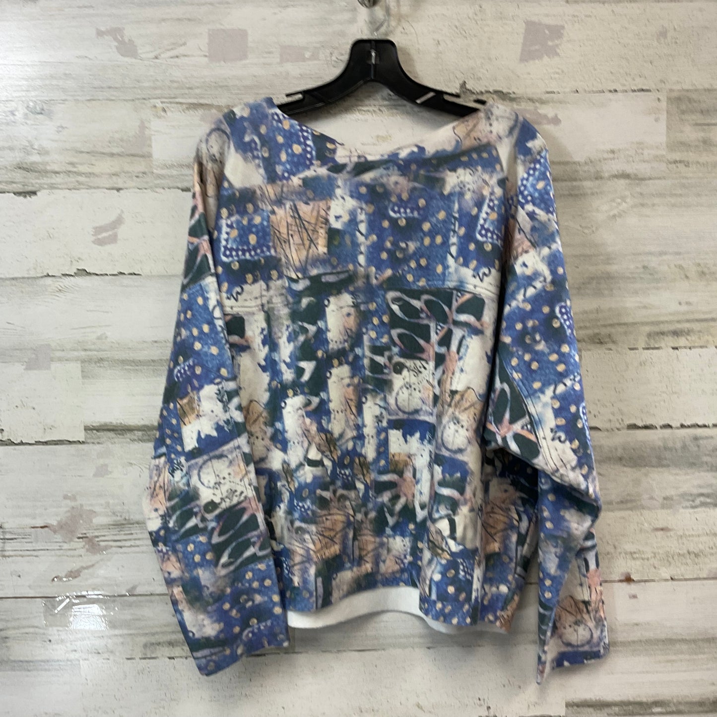 Top Long Sleeve By Ethyl In Blue, Size: M