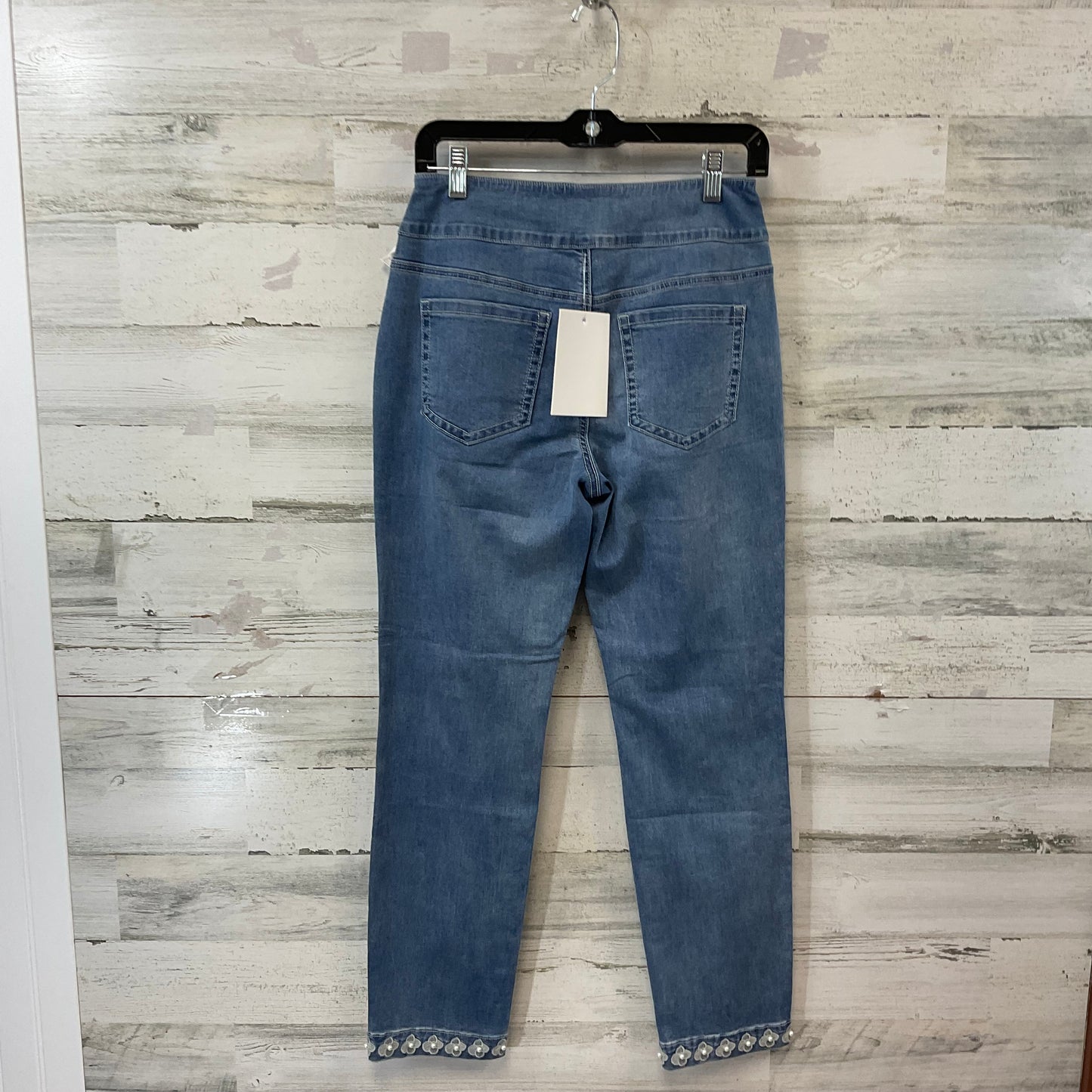 Jeans Straight By Ethyl In Blue Denim, Size: 4